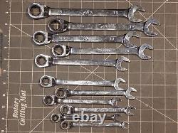 Mac 11 OF 12Pc Metric Reversible Ratcheting Wrench Set 8MM 19MM 6Pt 6 Point RWO