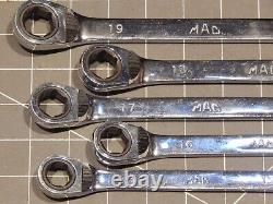 Mac 11 OF 12Pc Metric Reversible Ratcheting Wrench Set 8MM 19MM 6Pt 6 Point RWO