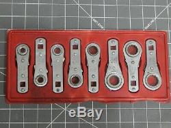 Mac 8Pc 3/8 Dr Ratcheting Torque Adapter Wrench Set 5/16 3/4 RXB RXB242 12Pt