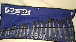 Mac/Expert Tools 19 piece METRIC Reversible Ratcheting Combination Wrench Set