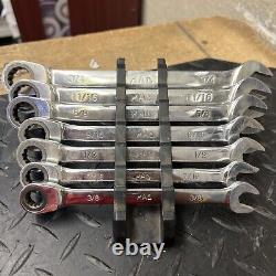 Mac Tools 7 Piece Ratcheting Combination Wrench Set