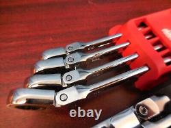 Mac Tools 8 Pc. SAE 12 Pt. Flexible Head Ratcheting Wrench Set FREE SHIPPING