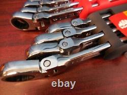 Mac Tools 8 Pc. SAE 12 Pt. Flexible Head Ratcheting Wrench Set FREE SHIPPING
