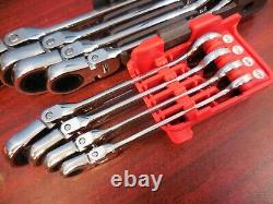 Mac Tools 8 Pc. SAE 12 Pt. Flexible Head Ratcheting Wrench Set FREE SHIPPING