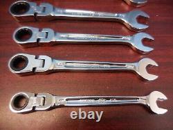 Mac Tools 8 Pc. SAE 12 Pt. Flexible Head Ratcheting Wrench Set FREE SHIPPING