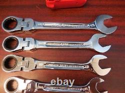 Mac Tools 8 Pc. SAE 12 Pt. Flexible Head Ratcheting Wrench Set FREE SHIPPING