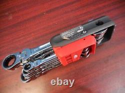 Mac Tools 8 Pc. SAE 12 Pt. Flexible Head Ratcheting Wrench Set FREE SHIPPING