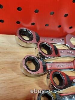 Mac Tools RWS6 8mm-19mm NICE Stubby 6-Point Reversible Ratcheting Wrench Set