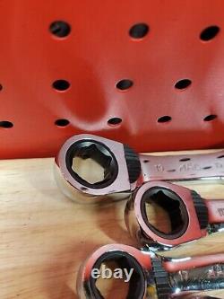 Mac Tools RWS6 8mm-19mm NICE Stubby 6-Point Reversible Ratcheting Wrench Set
