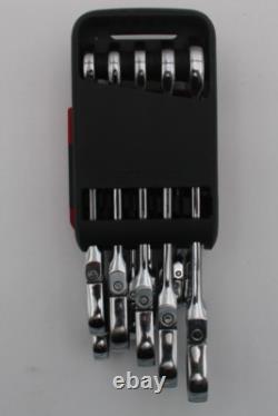 Mac Tools SRWMF212PTB 12-Piece Metric Flex Head Ratcheting Wrench Set 7 19mm
