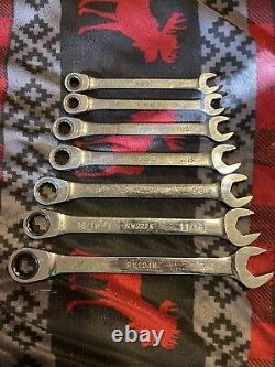 Mac ratcheting wrench set SAE