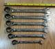 Made In Usa Craftsman 6pc Reversible Ratcheting Wrench Set Metric Box Mm New