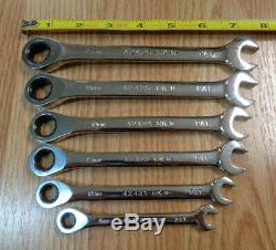 Made In USA CRAFTSMAN 6pc Reversible Ratcheting Wrench Set METRIC Box MM NEW