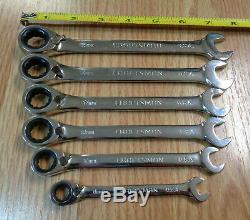 Made In USA CRAFTSMAN 6pc Reversible Ratcheting Wrench Set METRIC Box MM NEW