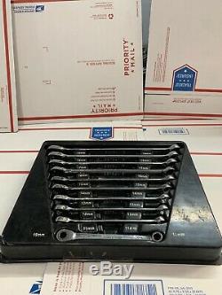 Matco 10pc 12-Point Double Box Ratcheting Metric Box Wrench Set 10-19 9GRBLM10