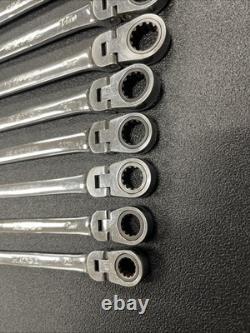 Matco 12pc S7GRFM12 72 Tooth Ratcheting Wrench Set Flex Head 8mm-19mm With Tray
