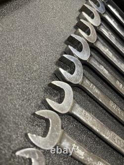 Matco 12pc S7GRFM12 72 Tooth Ratcheting Wrench Set Flex Head 8mm-19mm With Tray