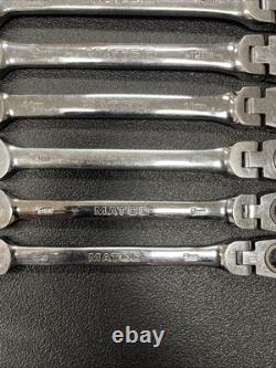 Matco 12pc S7GRFM12 72 Tooth Ratcheting Wrench Set Flex Head 8mm-19mm With Tray