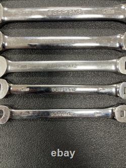 Matco 12pc S7GRFM12 72 Tooth Ratcheting Wrench Set Flex Head 8mm-19mm With Tray