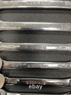Matco 12pc S7GRFM12 72 Tooth Ratcheting Wrench Set Flex Head 8mm-19mm With Tray