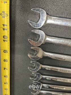 Matco 12pc S7GRFM12 72 Tooth Ratcheting Wrench Set Flex Head 8mm-19mm With Tray