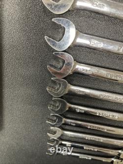 Matco 12pc S7GRFM12 72 Tooth Ratcheting Wrench Set Flex Head 8mm-19mm With Tray