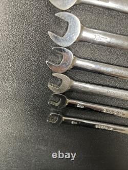 Matco 12pc S7GRFM12 72 Tooth Ratcheting Wrench Set Flex Head 8mm-19mm With Tray