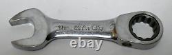 Matco Tool S7GRBSM12 9PC Metric Stubby Combination Ratcheting Wrench Set 10-19MM