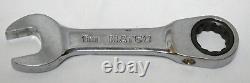 Matco Tool S7GRBSM12 9PC Metric Stubby Combination Ratcheting Wrench Set 10-19MM