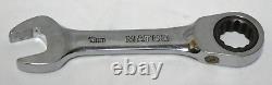 Matco Tool S7GRBSM12 9PC Metric Stubby Combination Ratcheting Wrench Set 10-19MM