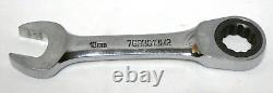 Matco Tool S7GRBSM12 9PC Metric Stubby Combination Ratcheting Wrench Set 10-19MM