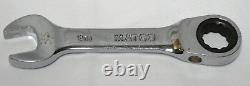 Matco Tool S7GRBSM12 9PC Metric Stubby Combination Ratcheting Wrench Set 10-19MM