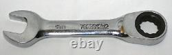Matco Tool S7GRBSM12 9PC Metric Stubby Combination Ratcheting Wrench Set 10-19MM