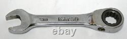 Matco Tool S7GRBSM12 9PC Metric Stubby Combination Ratcheting Wrench Set 10-19MM
