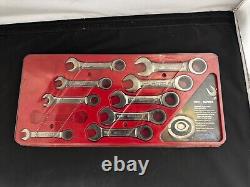 Matco Tool SGRBSM10T 9PC METRIC STUBBY RATCHETING WRENCH SET 10mm-19mm (NO 11mm)