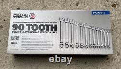 Matco Tools 12PC Metric Combination Ratcheting Wrench Set 8-19MM