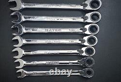 Matco Tools 12 Piece 72-t Metric Reversible Combination Ratcheting Wrench Set