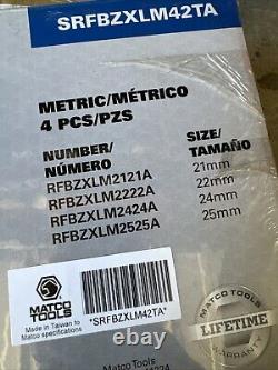 Matco Tools 4 PIECE 0° FLEX RATCHETING EXTRA LONG WRENCH SET, 16-18