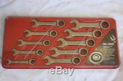 Matco Tools Metric Ratcheting Wrench Stubby Combination 10 piece Set GRBSM
