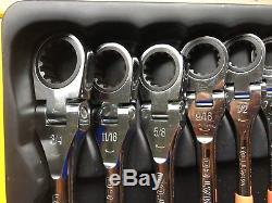 Matco Tools SRF102PA 10pc Flex Head Ratcheting Wrench Set (Very Nice)