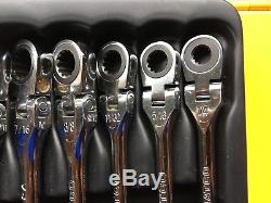 Matco Tools SRF102PA 10pc Flex Head Ratcheting Wrench Set (Very Nice)