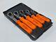 Matco Usa 5pc Wrd Ae Ratcheting Offset Box End Wrench Set Orange Handle 3/8-5/8
