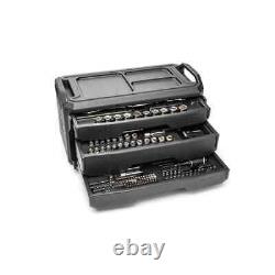 Mechanics Tool Set Kit Socket 270 Piece Case Tools Sae Metric Drive Box Ratchet