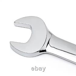 Metric 72-Tooth Reversible Combination Ratcheting Wrench Tool Set (16-Piece)