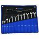 Metric Double Flexi Ratchet Gear Combination Spanner Wrench Set 12pc At177