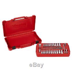 Milwaukee 48-22-9004 1/4-Inch Drive SAE and Metric Ratchet and Socket Set 50pc