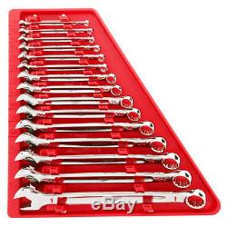 Milwaukee 48-22-9415 15-Piece Standard Open-End Combination Wrench Set