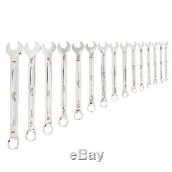 Milwaukee 48-22-9415 15-Piece Standard Open-End Combination Wrench Set