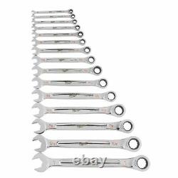 Milwaukee 48-22-9416 15 Piece Ratcheting Combination Wrench Set SAE