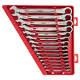 Milwaukee 48-22-9416 Durable Sae Ratcheting Combination Wrench Set 15pc